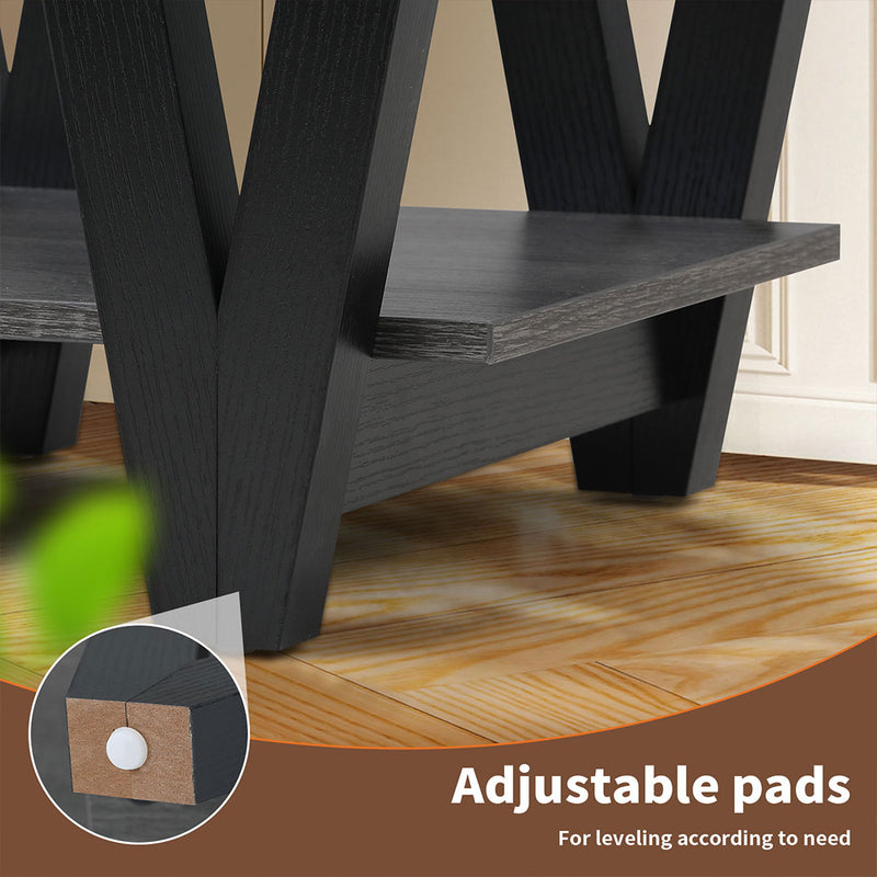 Familand End Side Table in Dark Grey