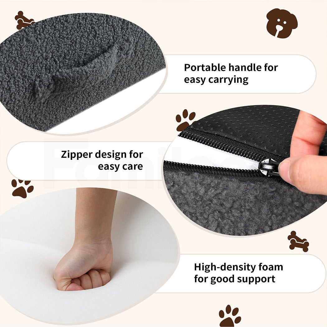 Tedi's 3 Steps Dog Stairs with Large Foothold Surface