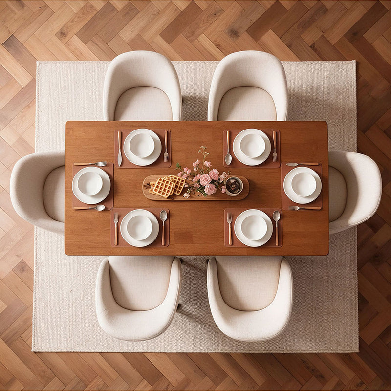 Familand 160cm Solid Wood Dining Table