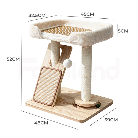 Tedi's Wooden Cat Scratching Board Scrather Post