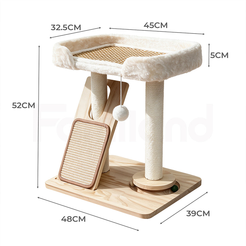 Tedi's Wooden Cat Scratching Board Scrather Post