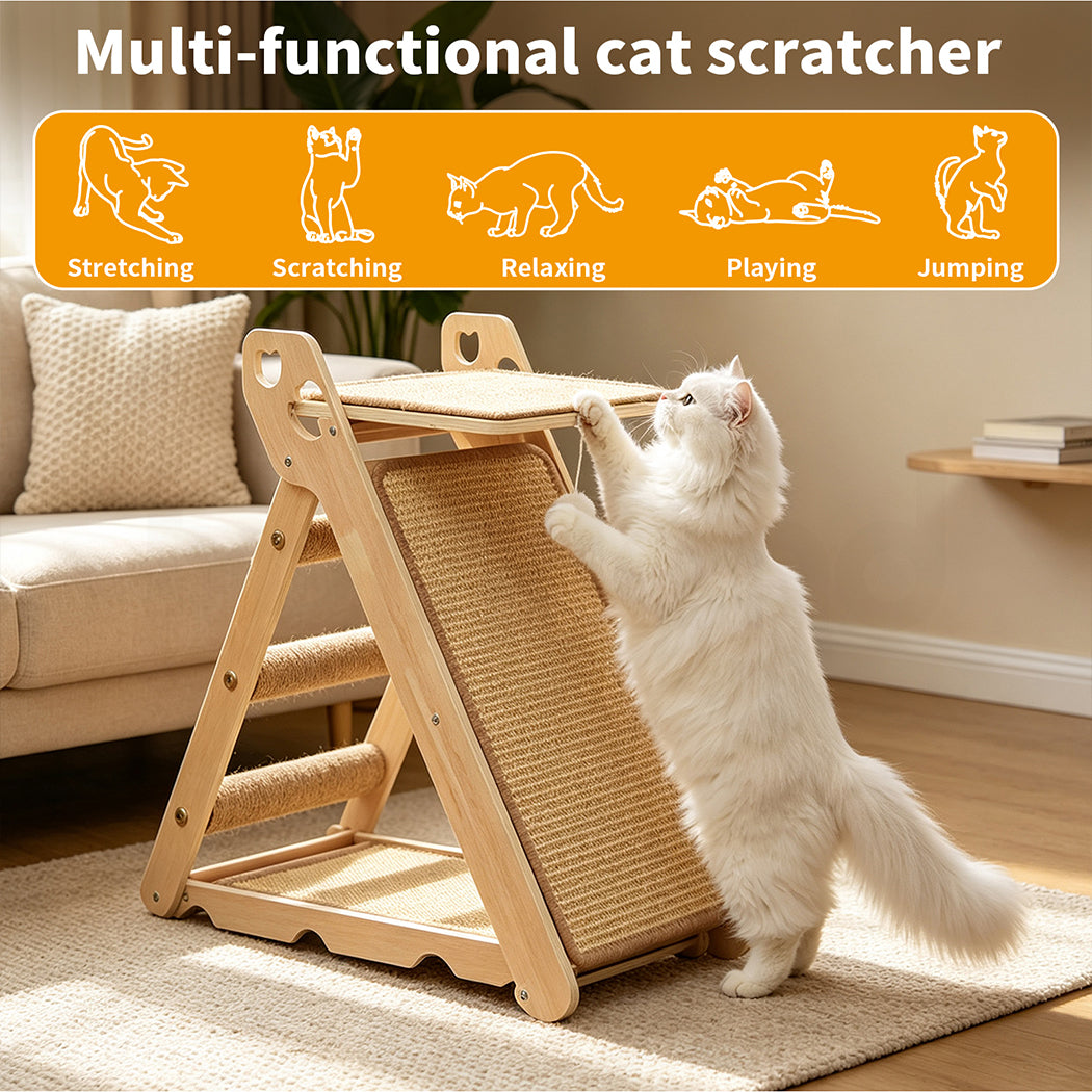 Tedi's Wooden Cat Scratching Board No assembly