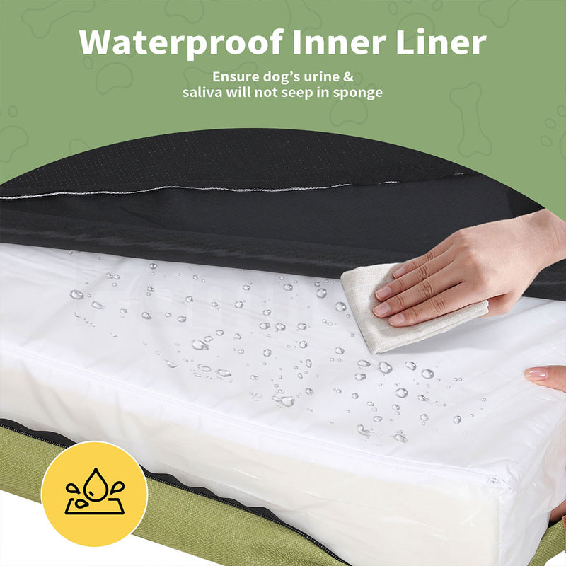 Tedi’s Orthopedic Dog Bed in Green