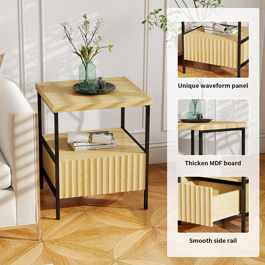 Familand Wooden Side Tables