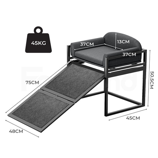 Tedi's Dog Stairs Ramp for Bed Sofa with Nesting Bed
