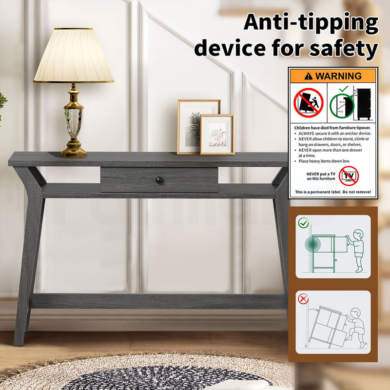 Familand 120cm Wooden Console Hallway Table