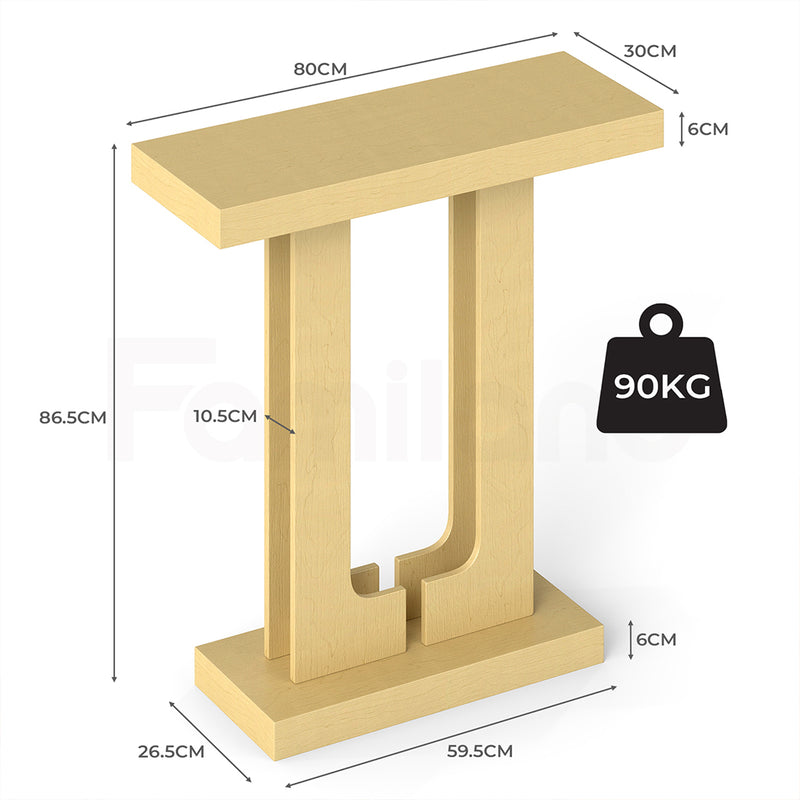 Familand Wood Console Hallway Table