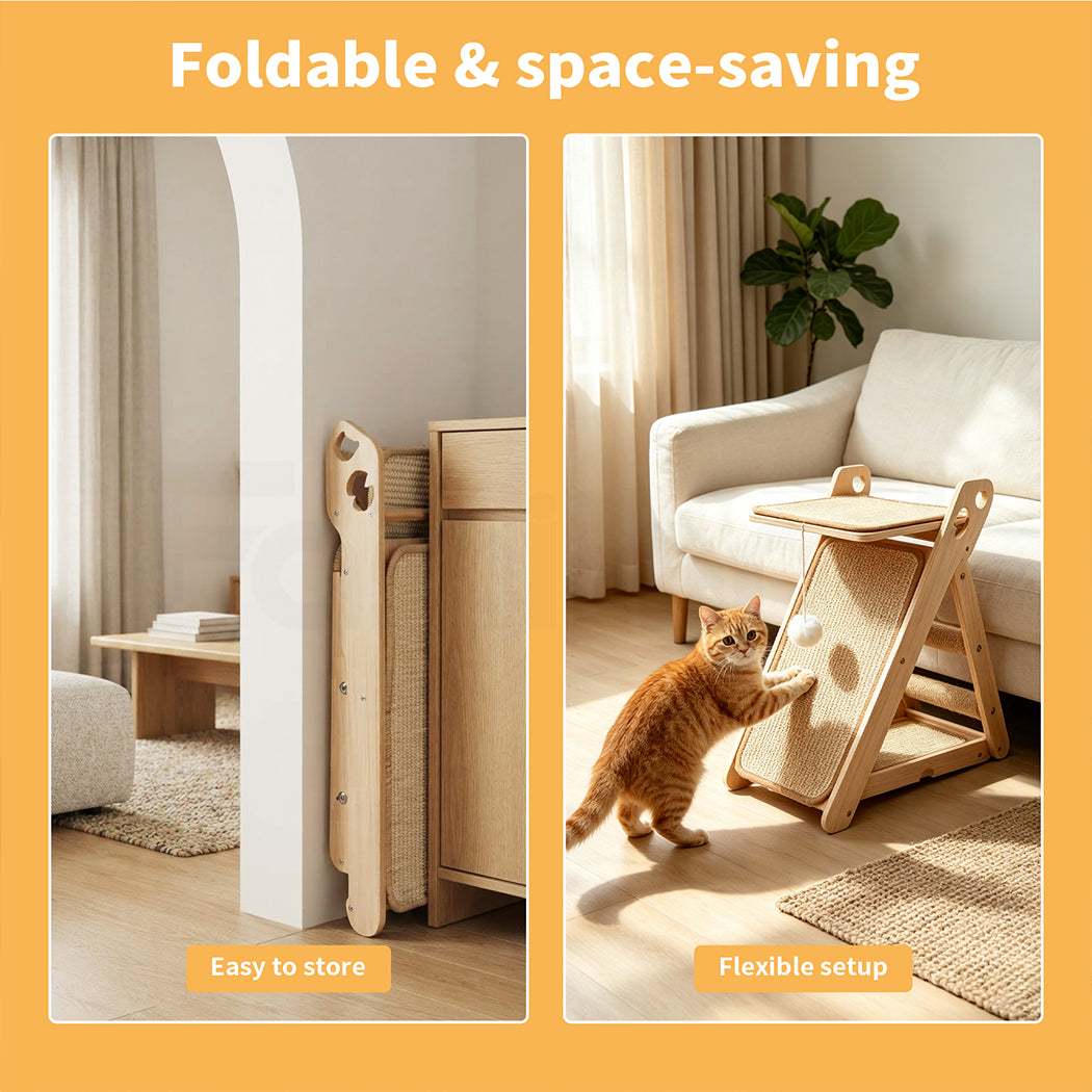 Tedi's Wooden Cat Scratching Board No assembly