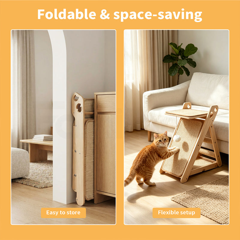 Tedi's Wooden Cat Scratching Board No assembly