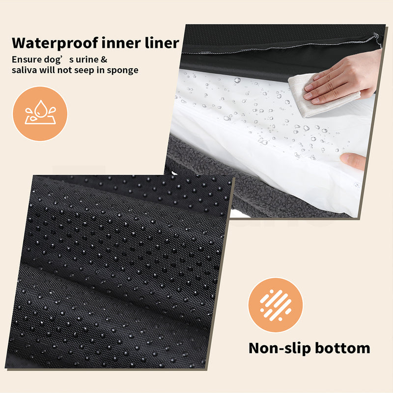 Tedi’s Orthopedic Dog Bed in Dark Grey