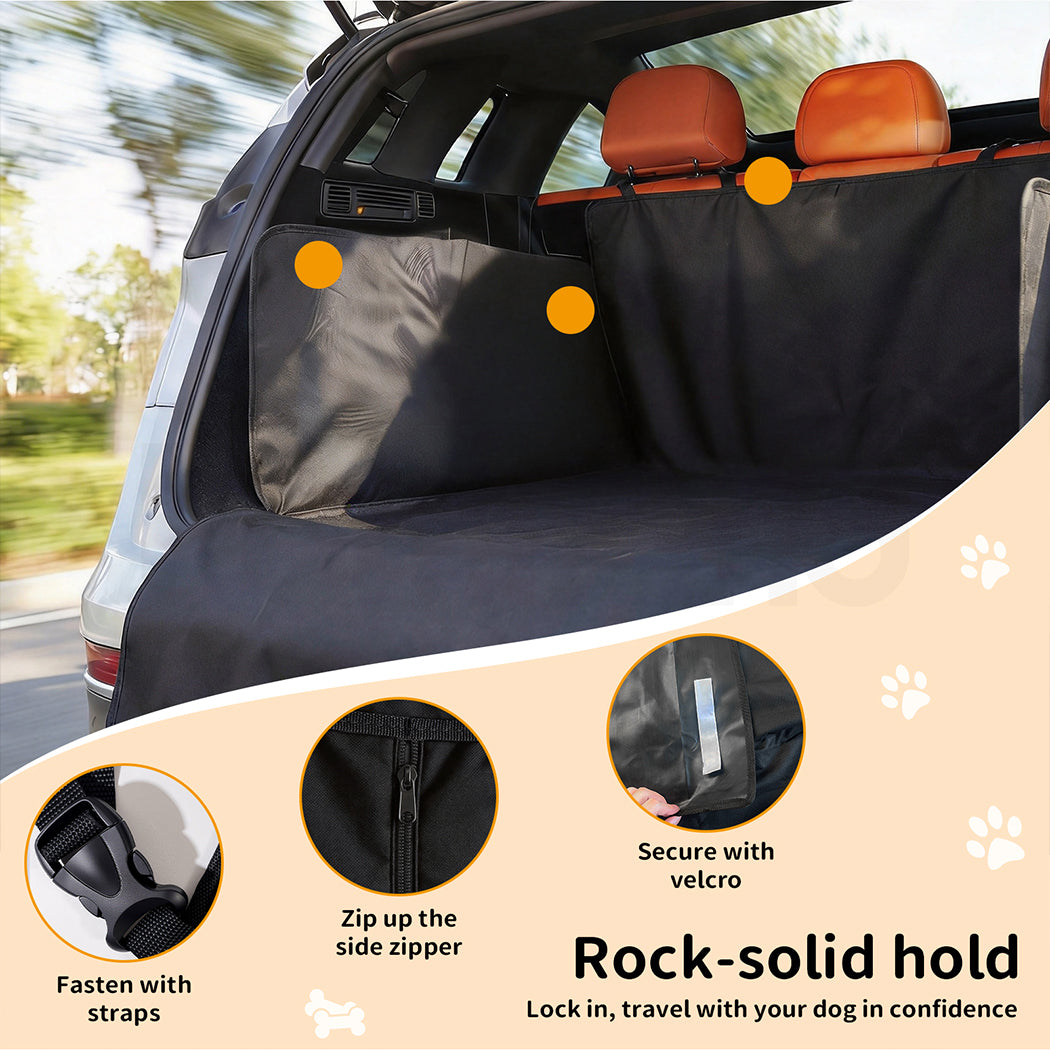 Tedi's SUV Cargo Liner for Dogs, Waterproof Trunk Cover for SUVs with Bumper Flap Protector