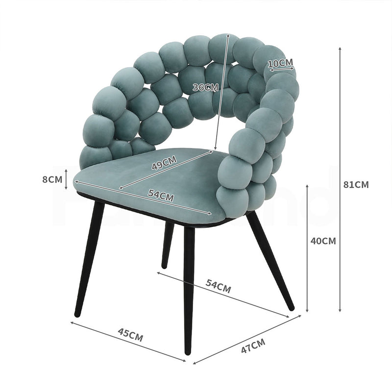 Familand Velvet Dining Chairs Set Of 2