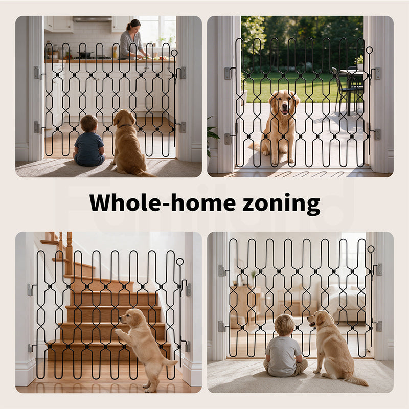 Tedi's Retractable Dog Gate Pet Barrier