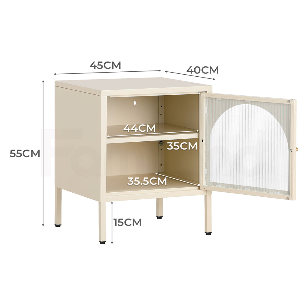 Familand Steel End Side Table Night Stand Bedside Tables