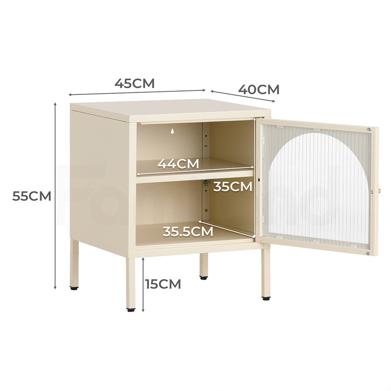 Familand Steel End Side Table Night Stand Bedside Tables