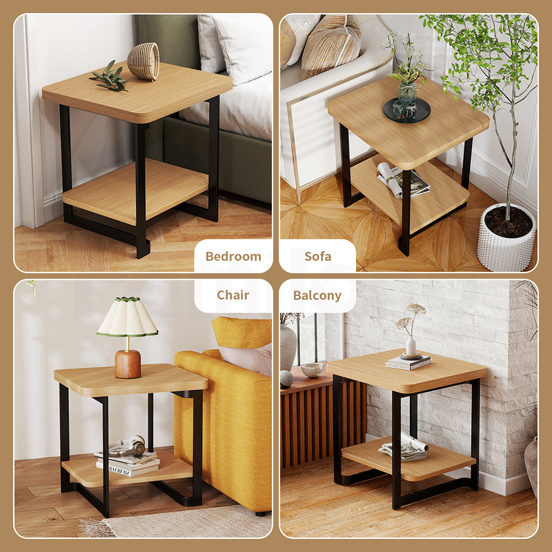 Familand Wooden Side Tables Night Stand Bedside Tables