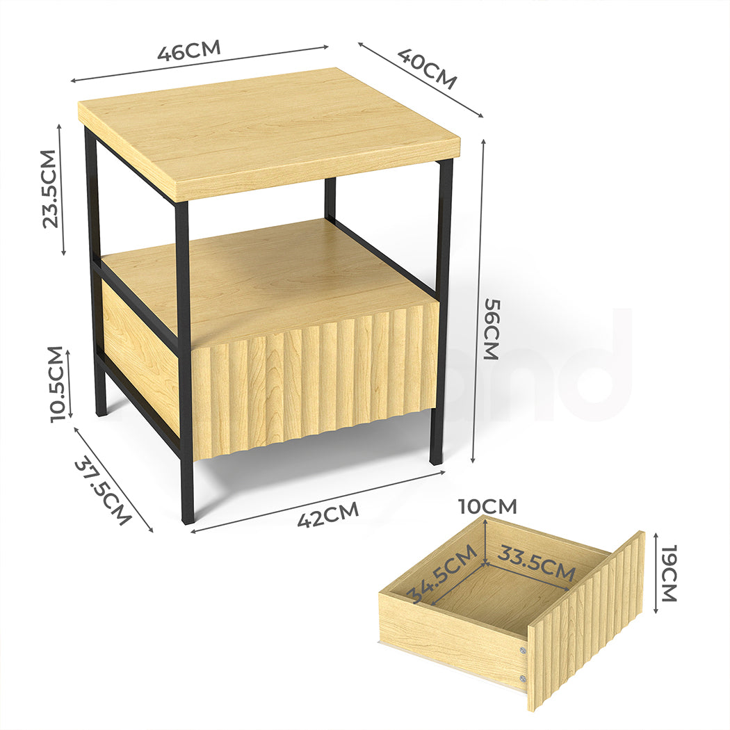 Familand Wooden Side Tables
