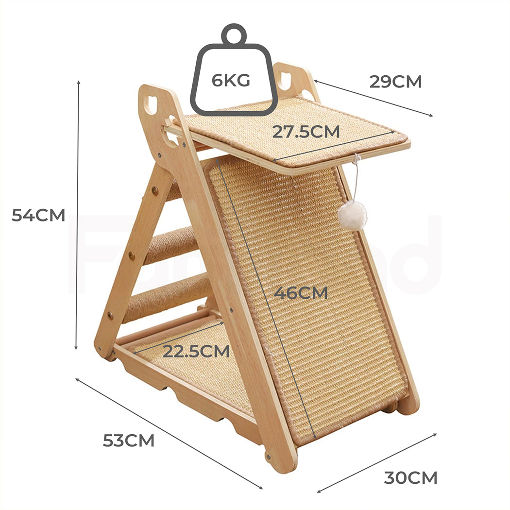 Tedi's Wooden Cat Scratching Board No assembly