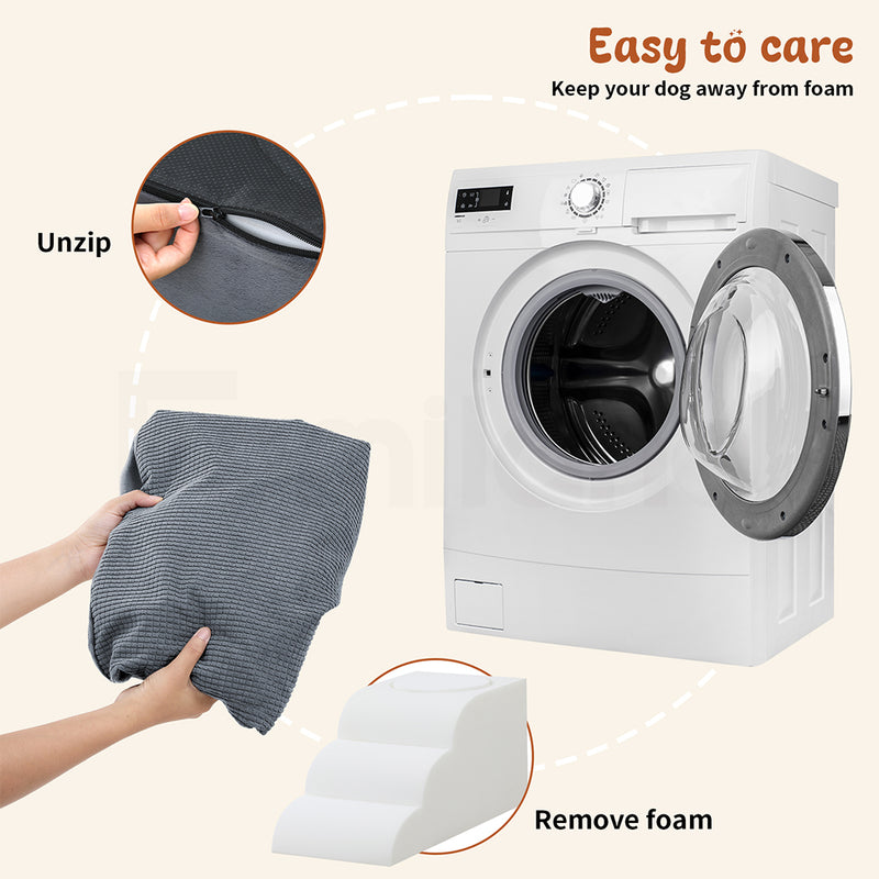 Tedi’s 2 in 1 Dog Stairs for Bed Sofa with Nesting Bed