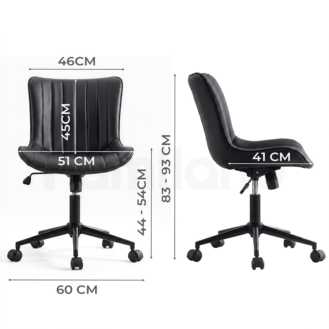 Familand Office Chair Desk Chairs Faux Leather With Rocking Function & 360°swivel