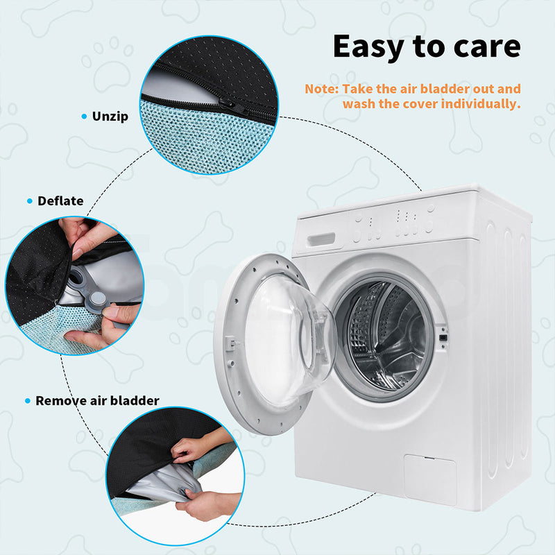 Tedi’s Pet Sofa Inflatable Dog Bed Cat Couch in Blue