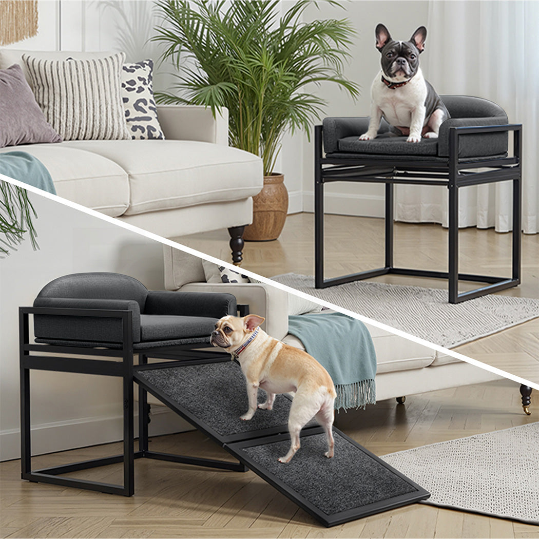 Tedi's Dog Stairs Ramp for Bed Sofa with Nesting Bed