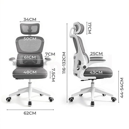Familand Office Chair Height Adjustable Spring Cushion Seat