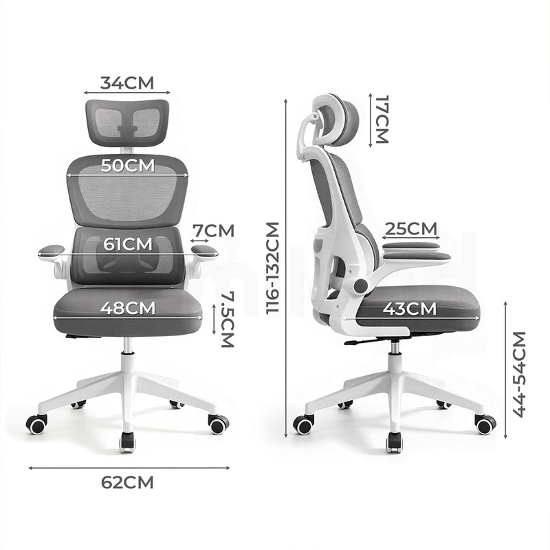 Familand Office Chair Height Adjustable Spring Cushion Seat
