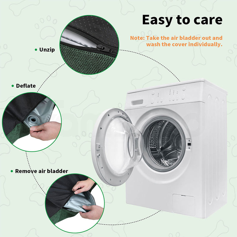 Tedi’s Pet Sofa Inflatable Dog Bed Cat Couch in Green