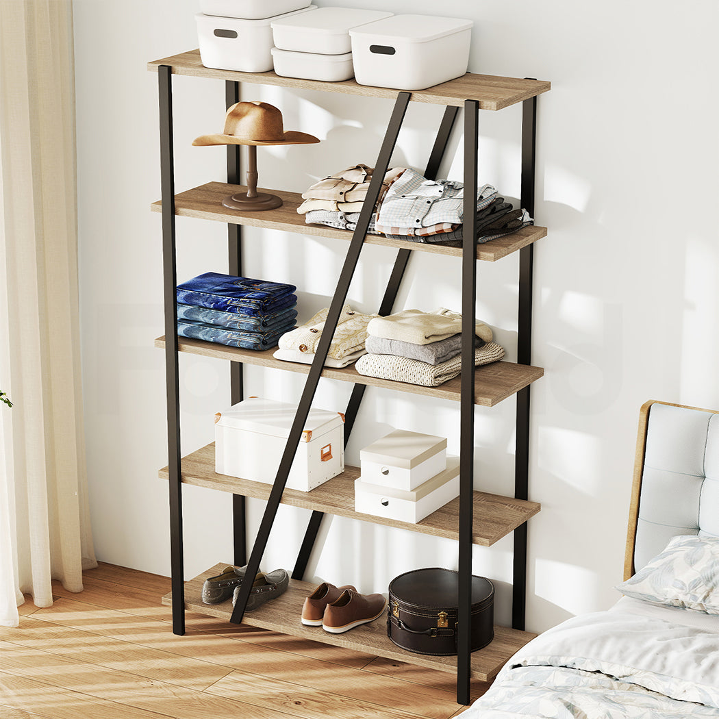 Familand 5-Tier Bookshelf