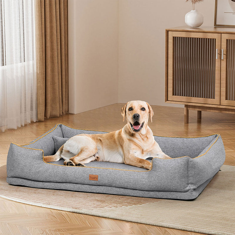 Tedi's Orthopedic Dog Bed in Grey