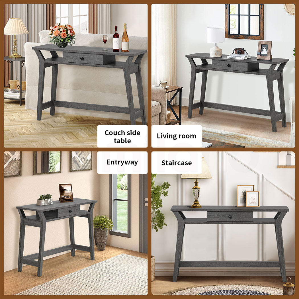 Familand 120cm Wooden Console Hallway Table