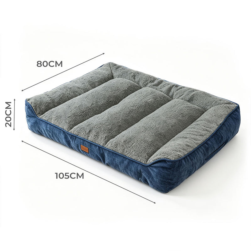 Tedi's Orthopedic Dog Calming Bed Mat in Blue