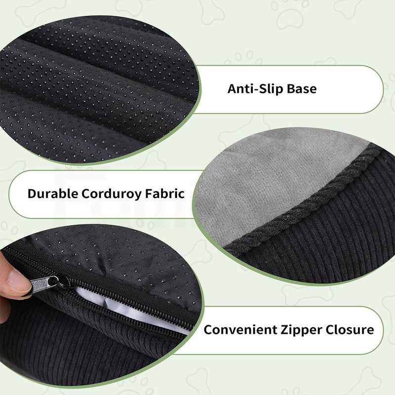 Tedi’s Orthopedic Dog Bed with Rattan Mat