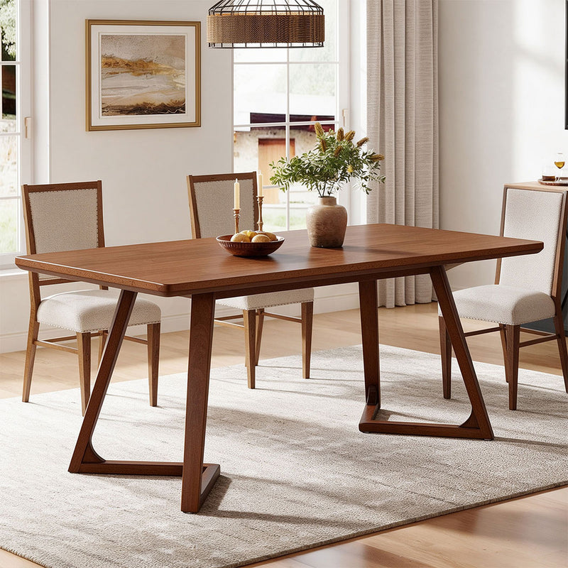 Familand 160cm Solid Wood Dining Table