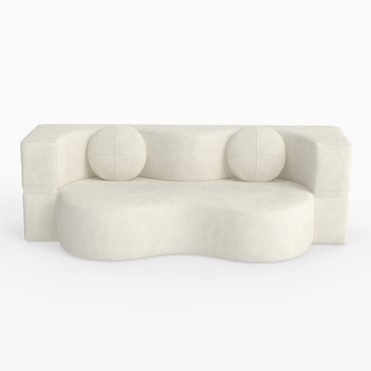 Familand 2 Seater 150cm Convertible Memory Foam Sofa Bed