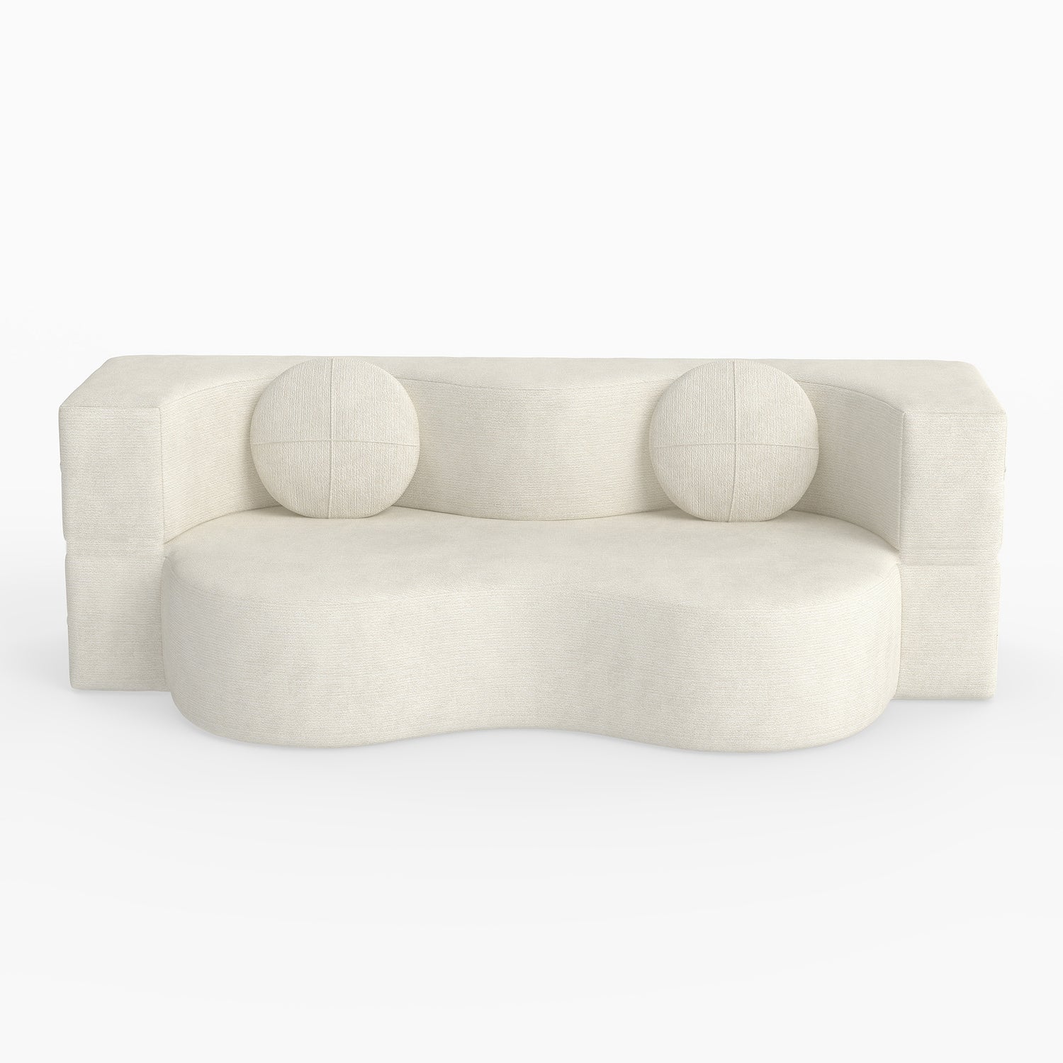 Familand 2 Seater 150cm Convertible Memory Foam Sofa Bed