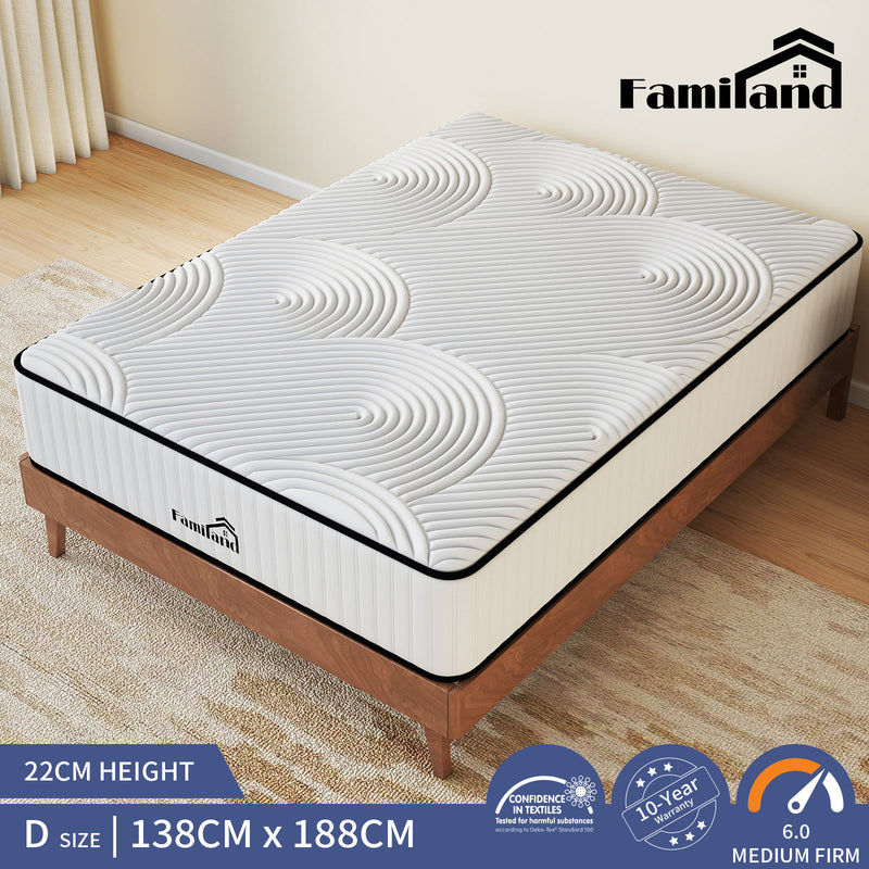 Familand Mattress 22cm in White