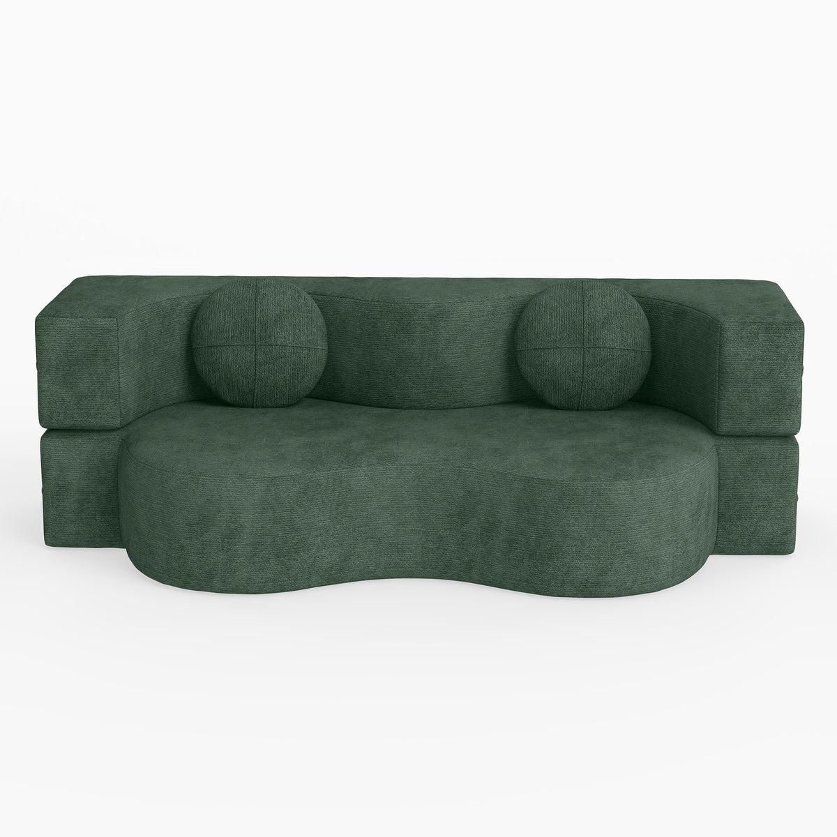 Familand 2 Seater 150cm Convertible Memory Foam Sofa Bed