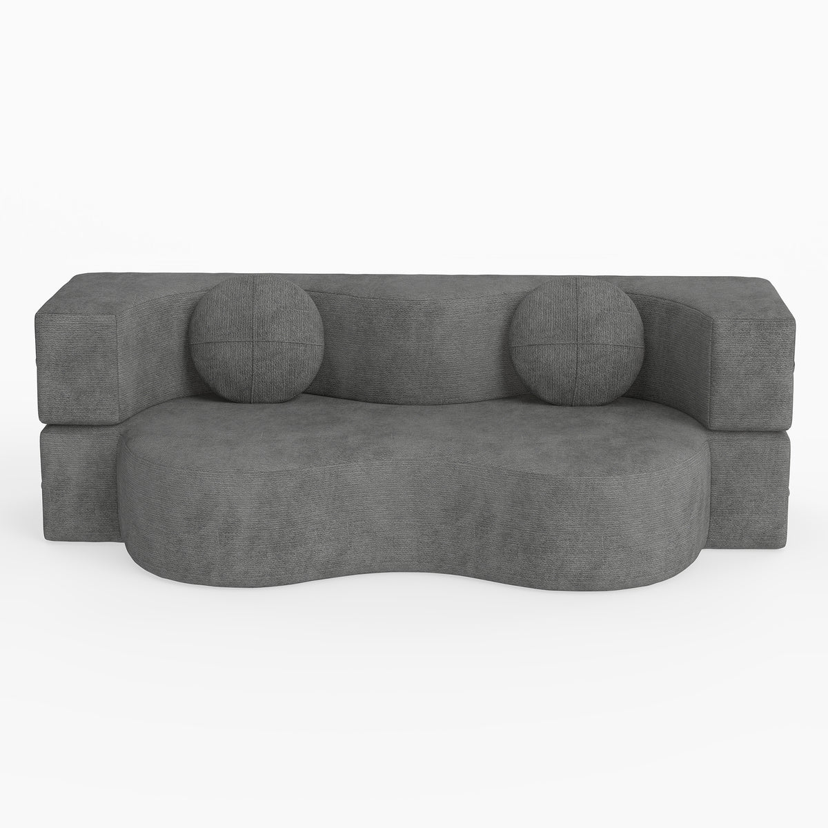 Familand 2 Seater 150cm Convertible Memory Foam Sofa Bed