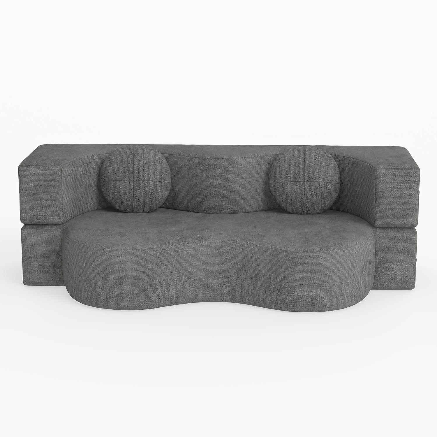 Familand 2 Seater 150cm Convertible Memory Foam Sofa Bed