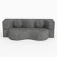 Familand 2 Seater 150cm Convertible Memory Foam Sofa Bed