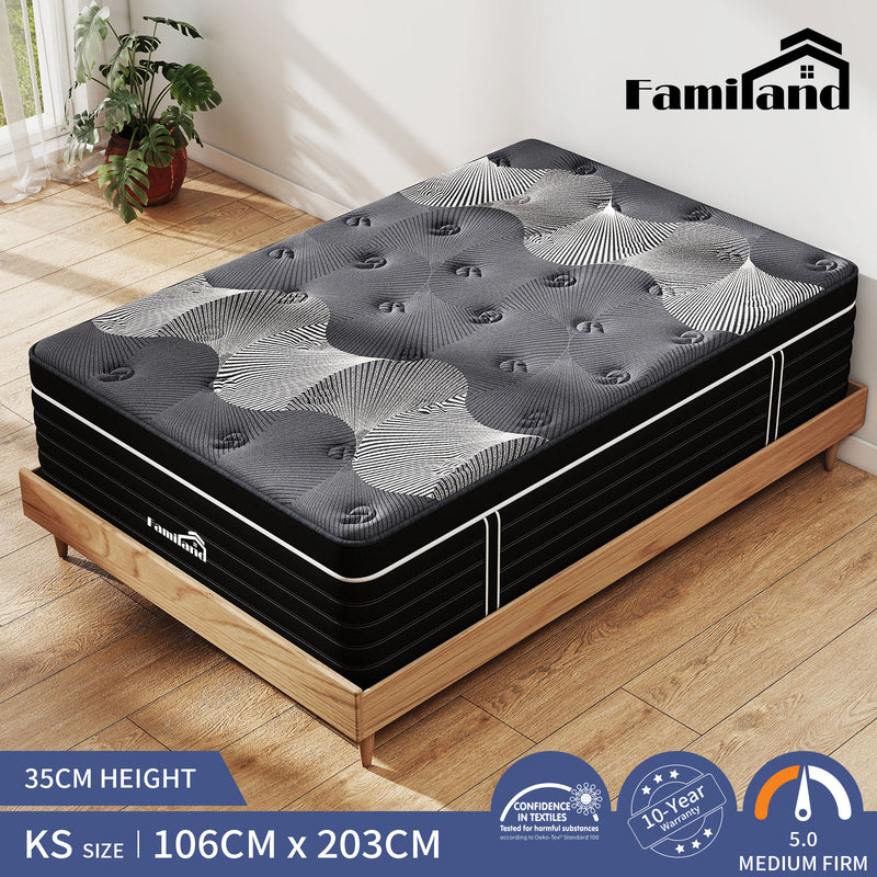 Familand Bamboo charcoal Foam Mattress