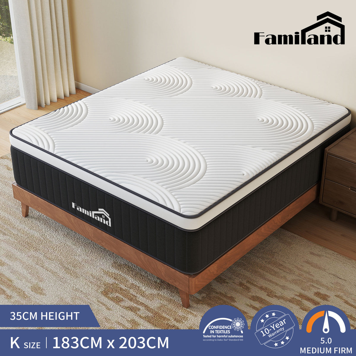 Familand Mattress in Grey