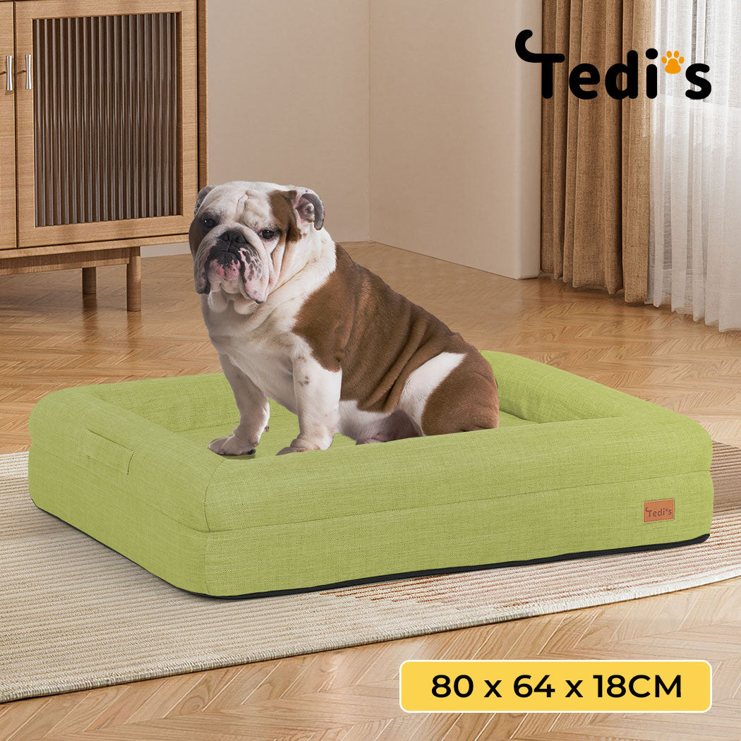 Tedi’s Orthopedic Dog Bed in Green