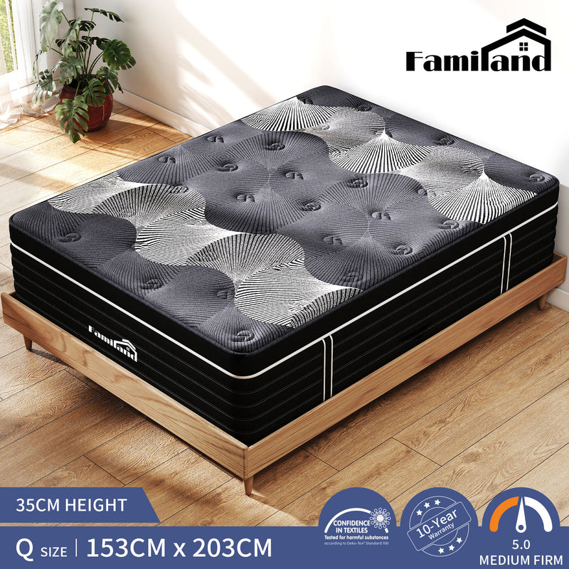 Familand Bamboo charcoal Foam Mattress