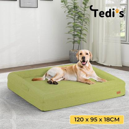 Tedi’s Orthopedic Dog Bed in Green